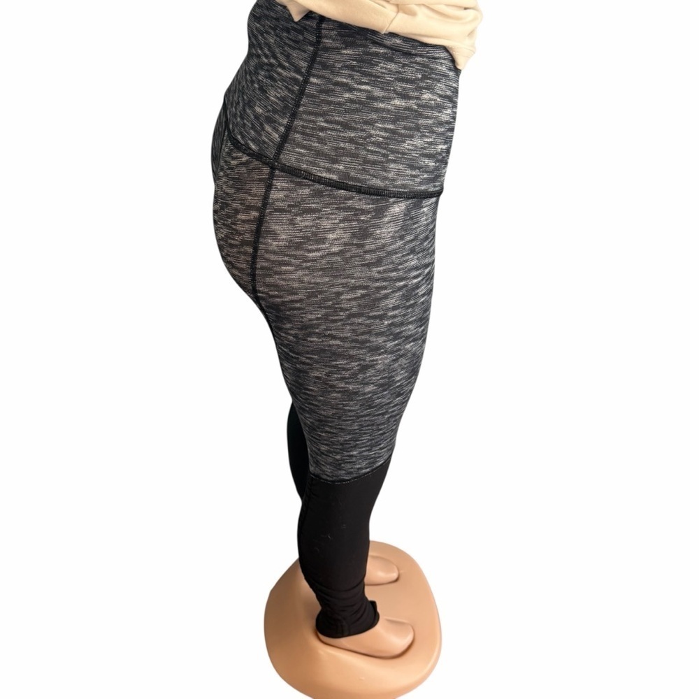 3/$30 ☀️ Lululemon Wunder Under Pant *Stirrup Dramatic Static White Black - Picture 6 of 9